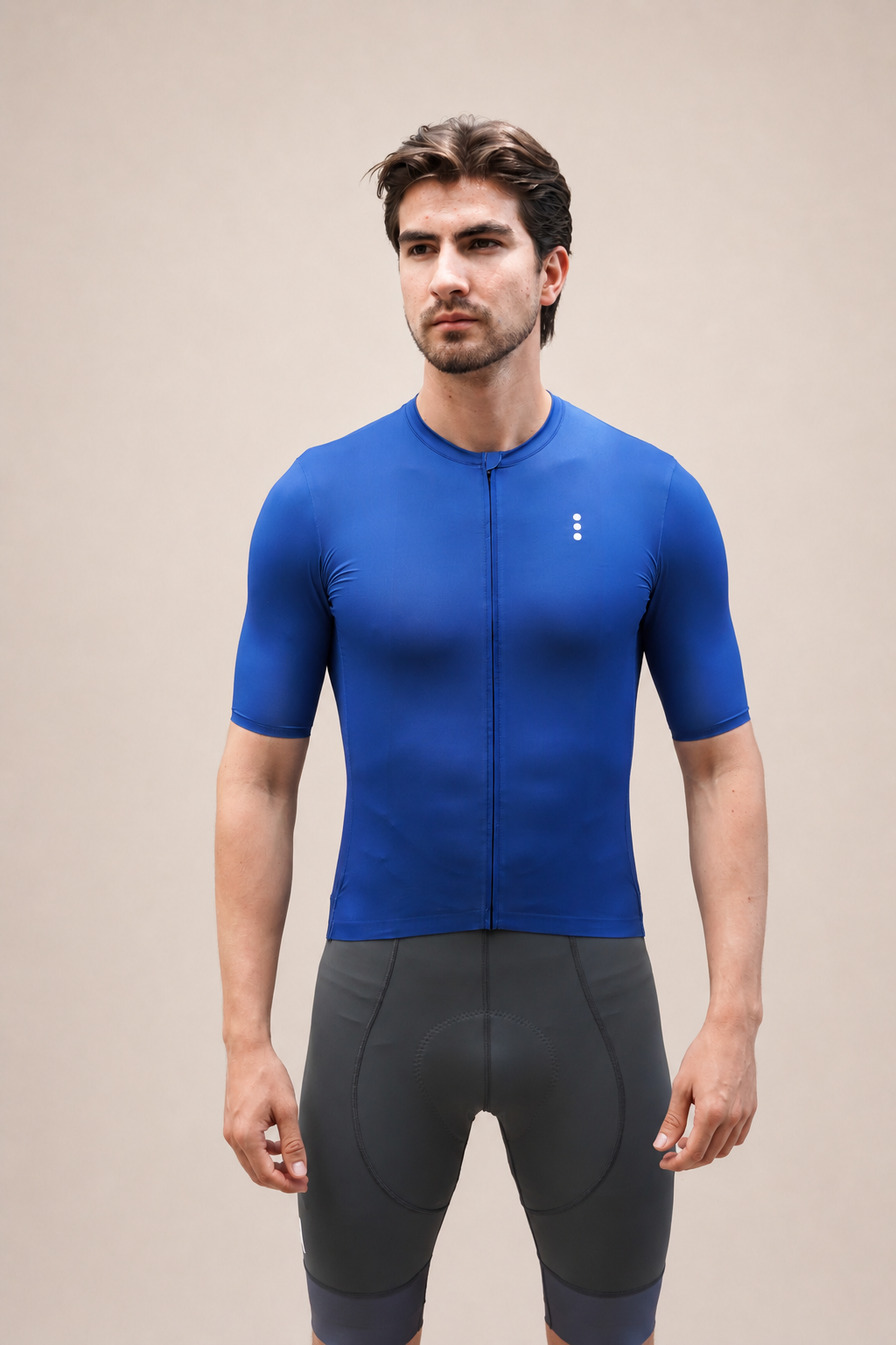Jersey Manga Corta Azul Navy Hombre