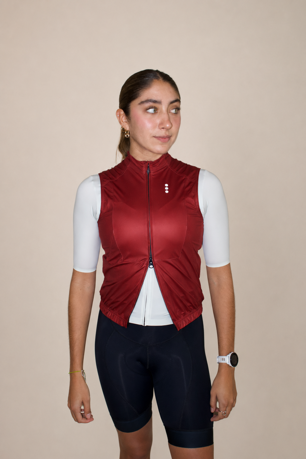 Chaleco Burgundy Mujer