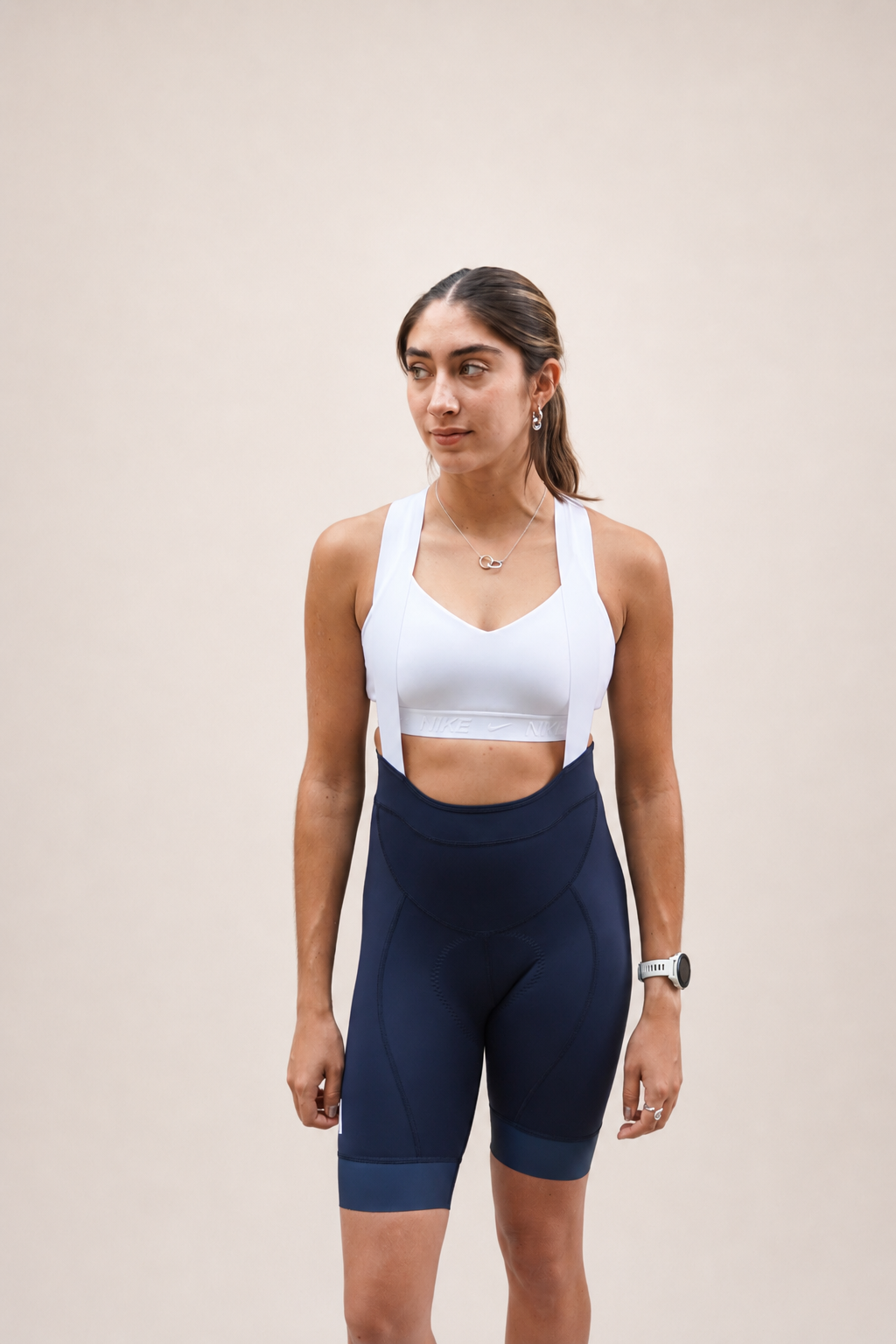 Bib Short Azul Navy Mujer
