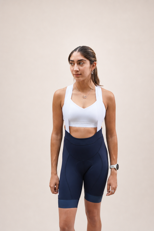 Bib Short Azul Navy Mujer